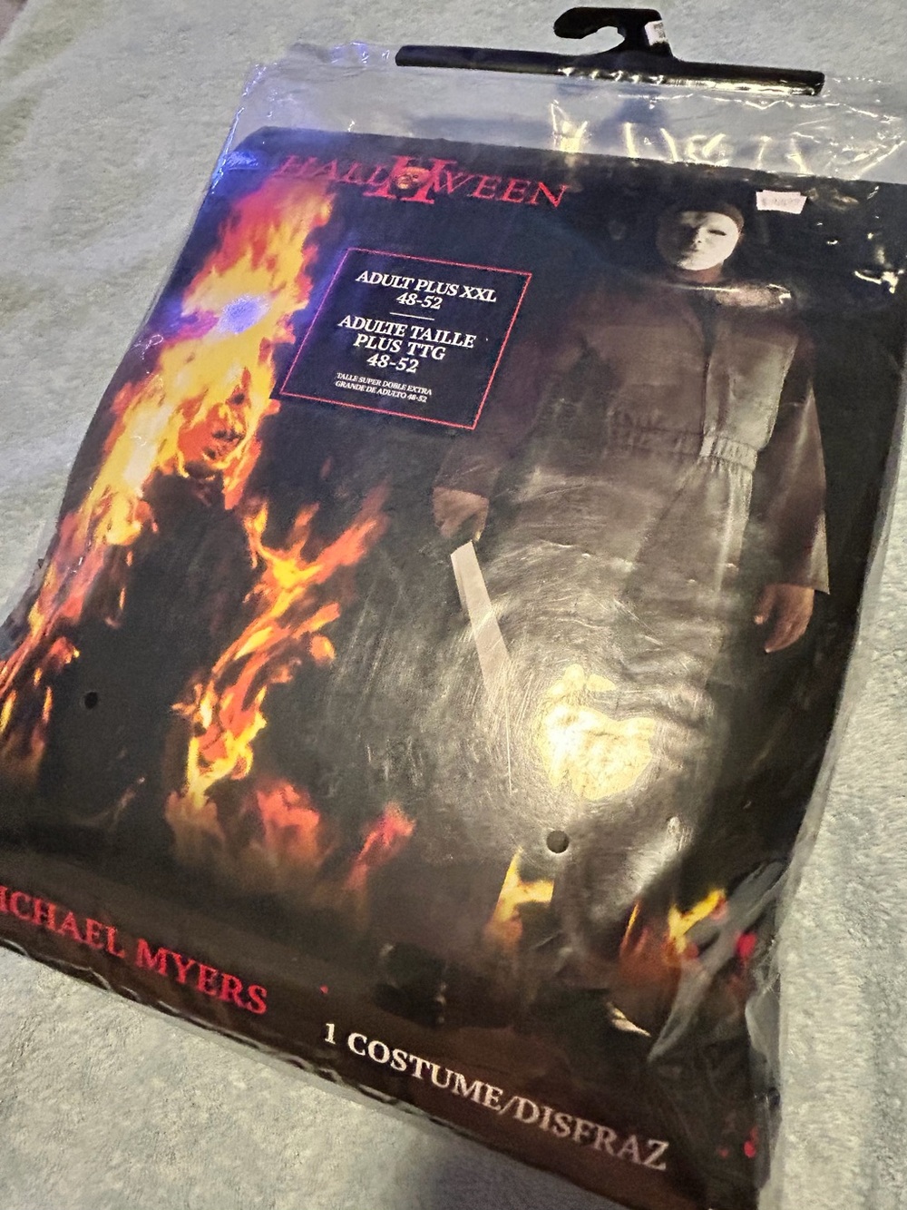 MICHAEL MYERS/HALLOWEEN II ADULT COSTUME (XXL)/MASK & JUMPSUIT/NWT/NEVER OPENED!